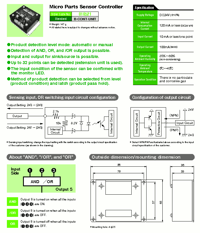 CONTROLLER UNIT FOR MICROSCOPIC