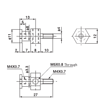 Suction Stem For Mini Cylinders