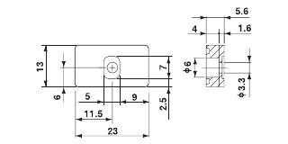 Micro Mini Cylinder Plate Squire
