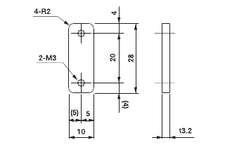 Fixing Plate for Micro Mini Cylinder