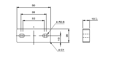 Chuck Spacer for Mini Cylinder