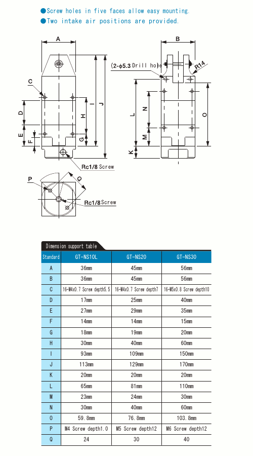 Air Nipper Square Type