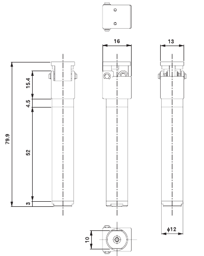 Combination Chuck E 90Degree for 12mm