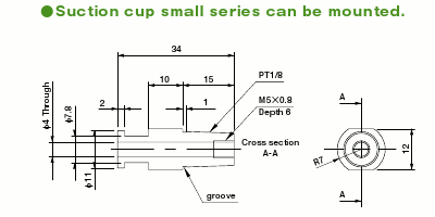 Hinge Chuck Suction Stem