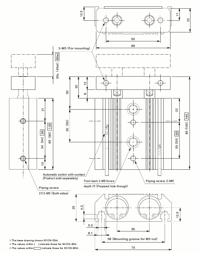 Container Cylinder (Double Action)