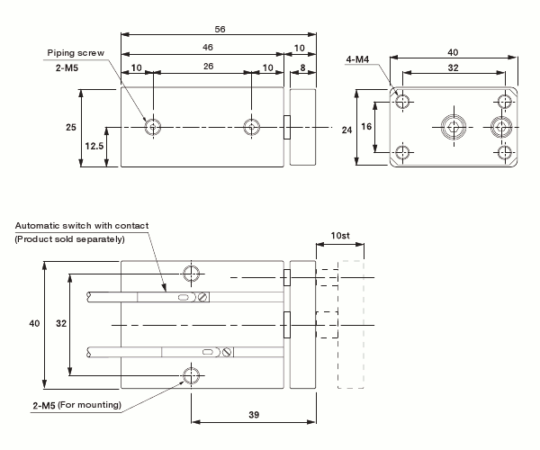 Mini Container Cylinder(Single Action_