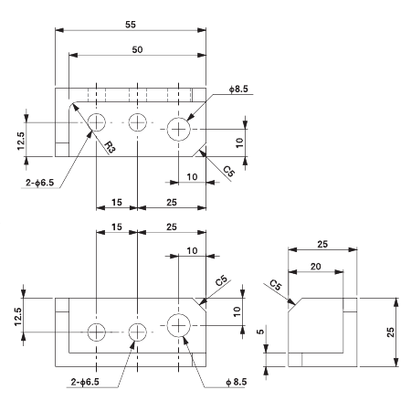 25 Connector Block D