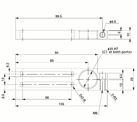F20 Cylinder Bracket