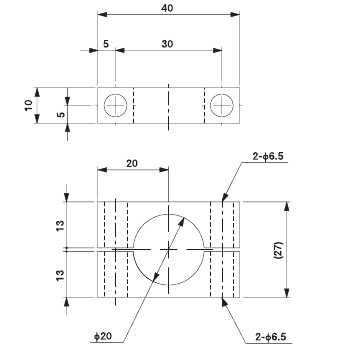 Bracket 20mm