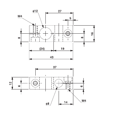 12-8 Cross Connector