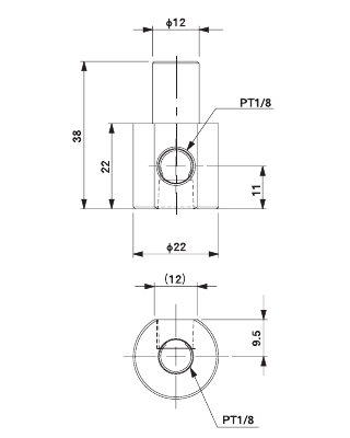 Rotation Bracket PTA for 12mm
