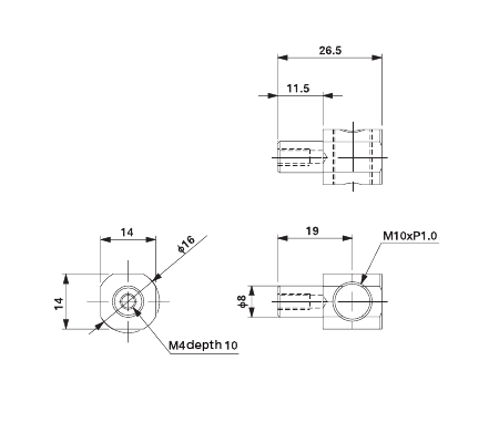 M10 Rotation Bracket 8A