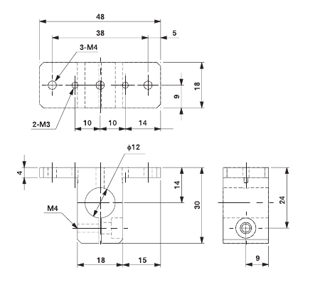 MCD Bracket TV for 12mm