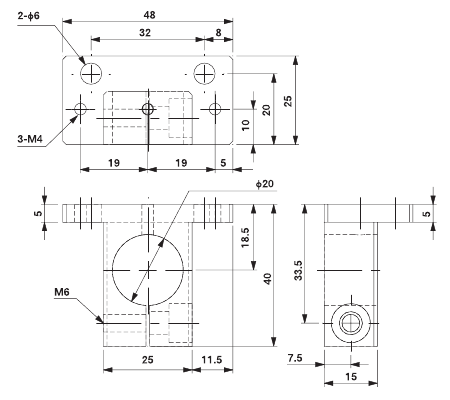 MCD Bracket TV for 20mm