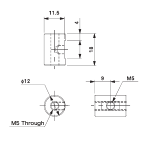 Suction Rotate BM5 for 12mm