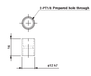 Bushing Nut PT for 12mm