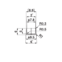 Pipe End Cap for 8mm