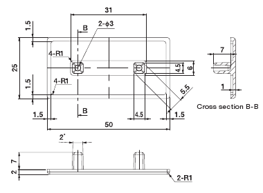 Profile End Cap 25-50