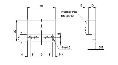 Pad for Mini Container Cylinder
