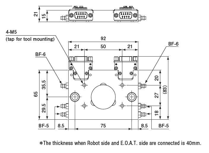 QUICK-CHUCK ATTACHMENT AUTO/TOOL SIDE