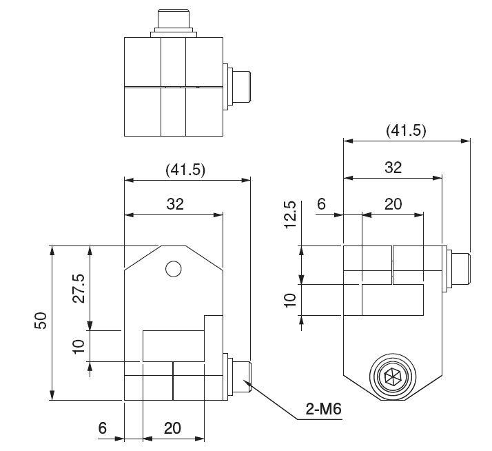 Rectanguler Cross Connector