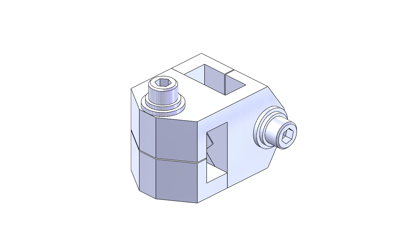 Rectanguler Cross Connector