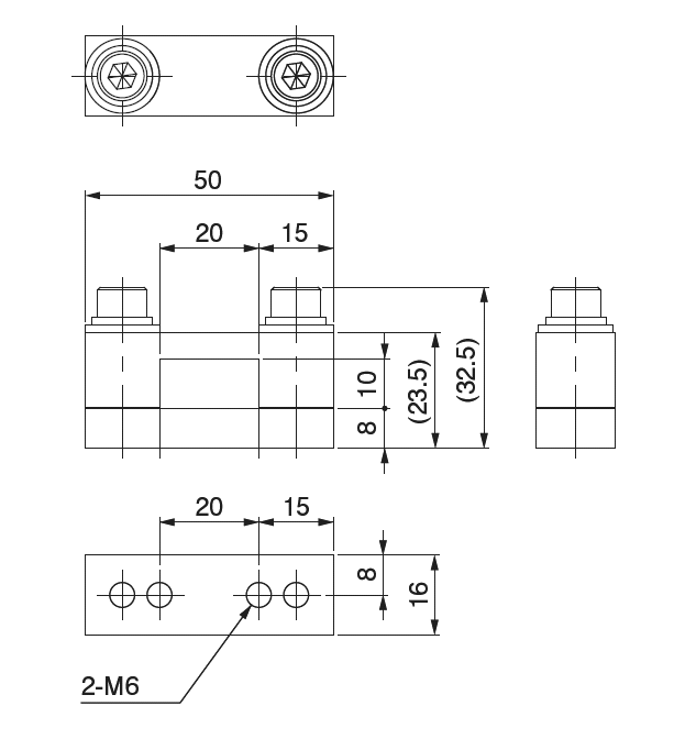 Rectangle Slide Bracket