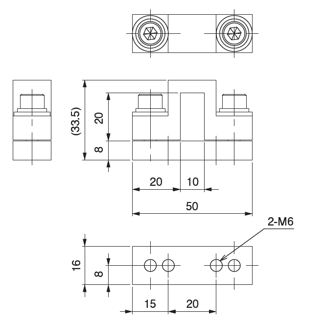 Rectangle Slide Bracket