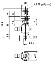 Suction Stem Non-Rotate Micro