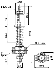 Suction Stem Non-Rotate Mini