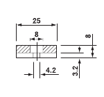 Pad Round for Mini Cylinder