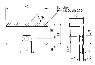 Claw L Shape for Mini Cylinder