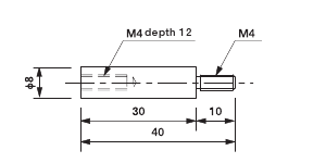 Mini Cylinder Extension Shaft