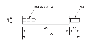 Mini Cylinder Extension Shaft