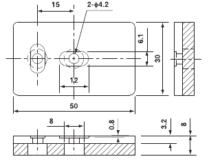 Rectangle Plate with Rubber